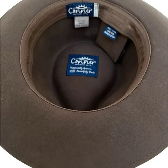 Conner Handmade Fedora Hat Gray